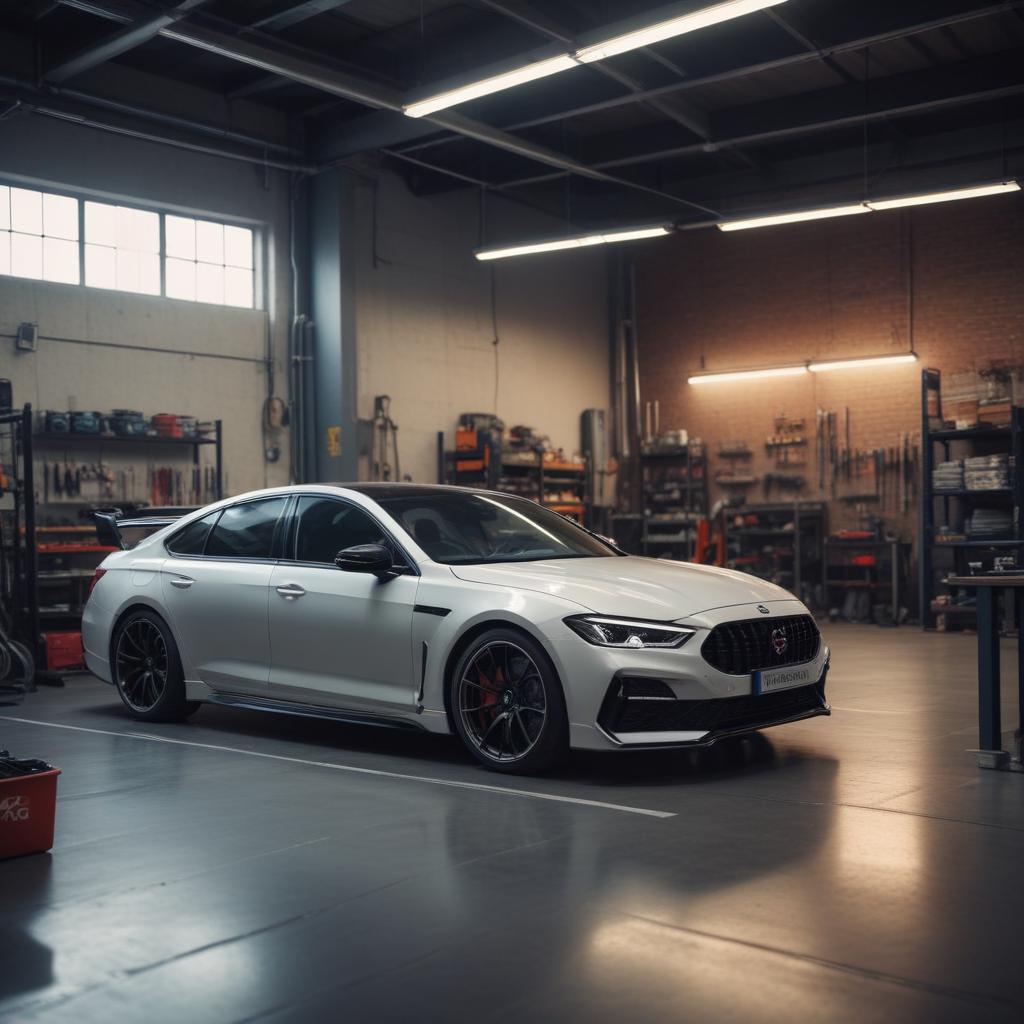 Тюнинг премиального спортивного седана: варианты внешней и интерьерной доработки, технические модификации